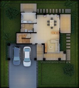 Baansuay Namsai 2 Storey Floorplan 1