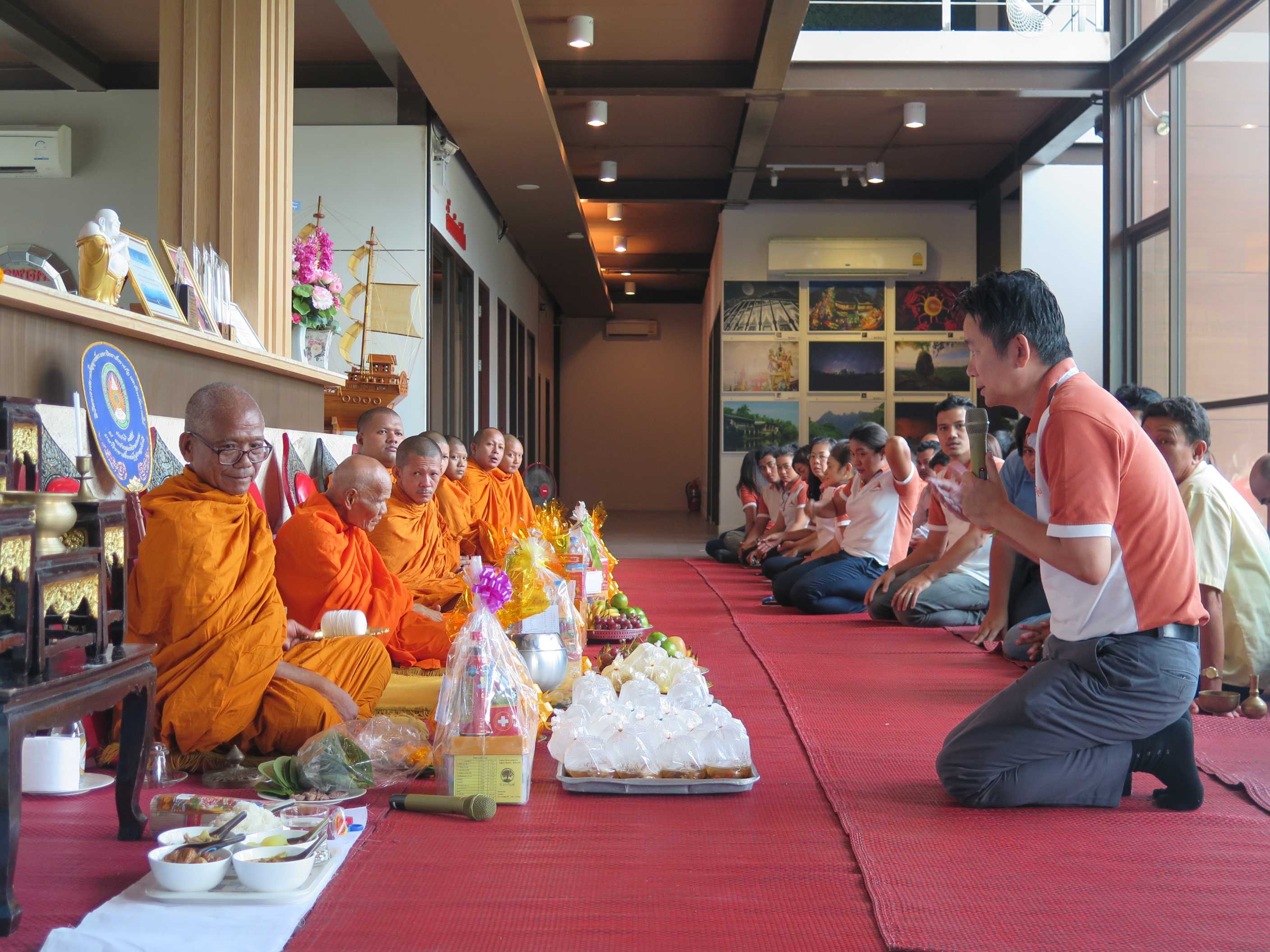 ทำบุญเลี้ยงพระประจำปี 61